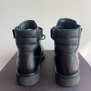Valentino | Shoes | Valentino Kiv Men Combat Boots Black  display picture 1